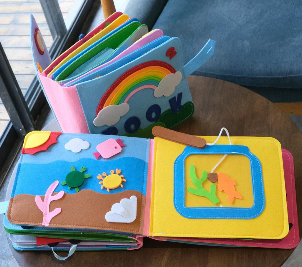 Livre Éducatif Montessori Interactif pour Enfants 2-5 Ans avec Histoires et Activités 4