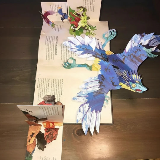 Livre Pop-up 3D Dinosaure Pour Enfants Aventure Éducative 4