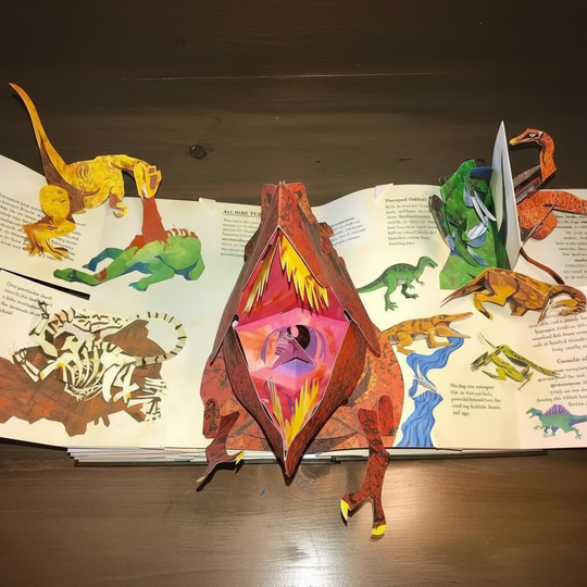 Livre Pop-up 3D Dinosaures Aventure Épique 1