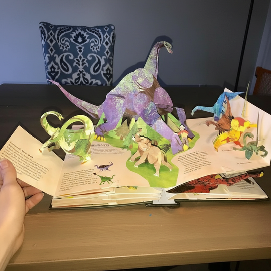 Livre Pop-up 3D Dinosaures Aventure Épique 2