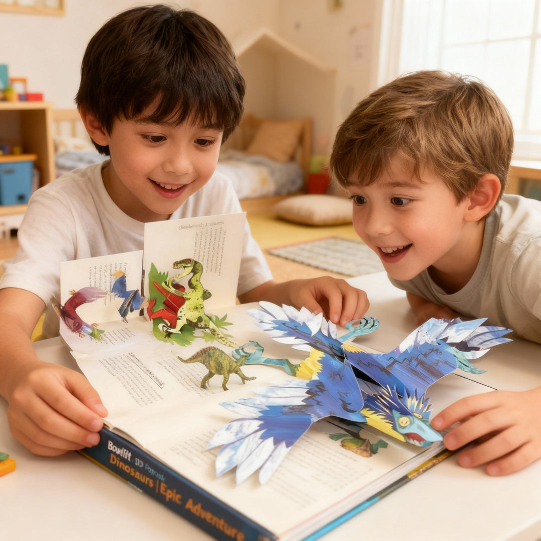 Livre Pop-up 3D Dinosaures Aventure Épique 3