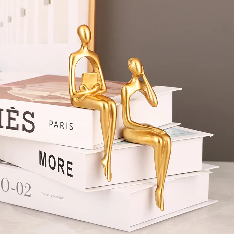 Lot de 3 Figurines Abstraites Nordiques pour Décoration 4