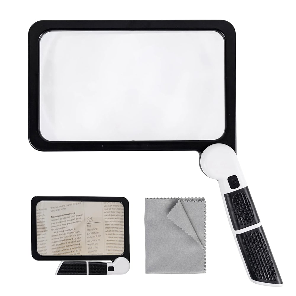 Loupe LED Pliable Grossissante avec Éclairage pour Lecture Précise 2