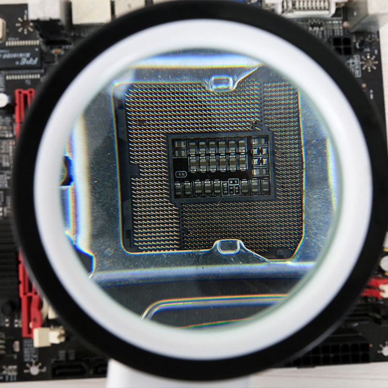 Loupe Optique 30x Portable avec Éclairage LED 7