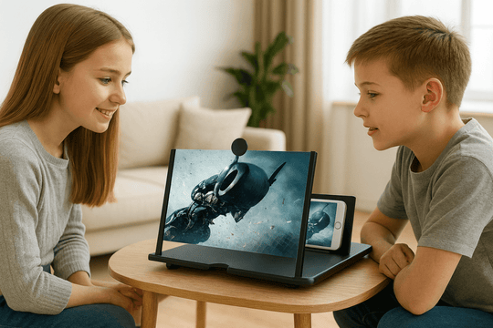 Loupe Pour Téléphone Pliable HD Avec Grossissement 3-4x 3