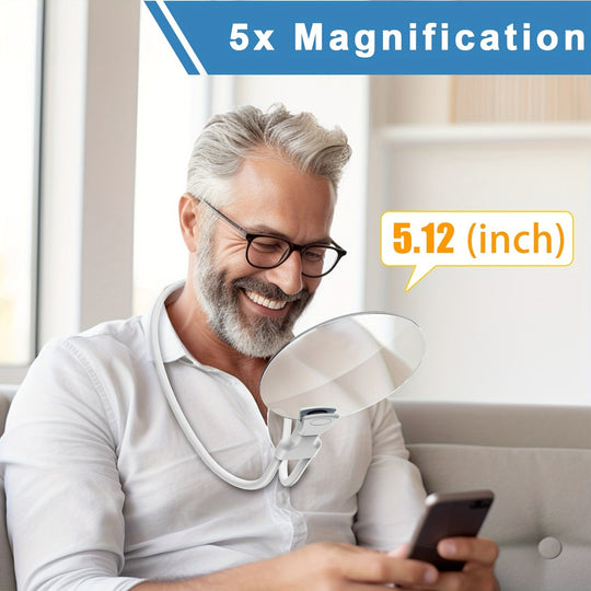 Loupe Pro 5X Mains Libres pour Activités Quotidiennes 3