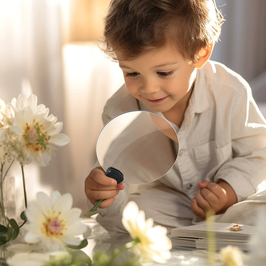 Loupe de Cou Mains Libres 5X Ajustable 4