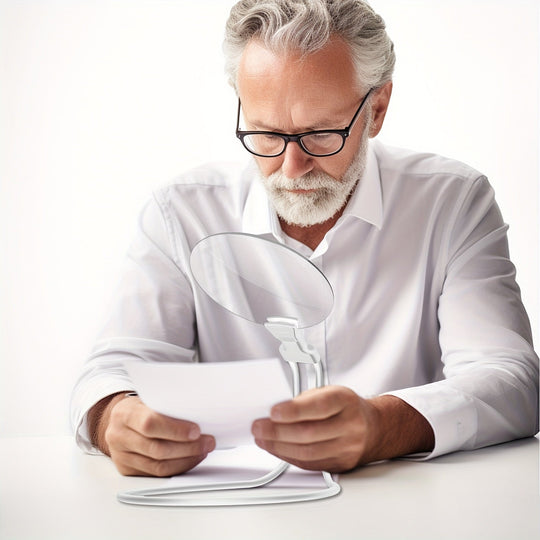 Loupe de Cou Mains Libres 5X Ajustable 5