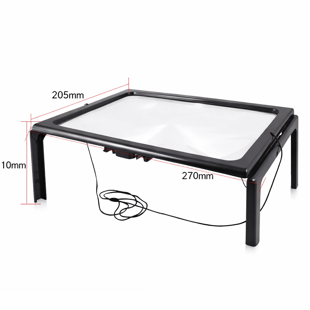 Loupe de Lecture Pliable avec Éclairage LED 3x pour Personne Âgée 3