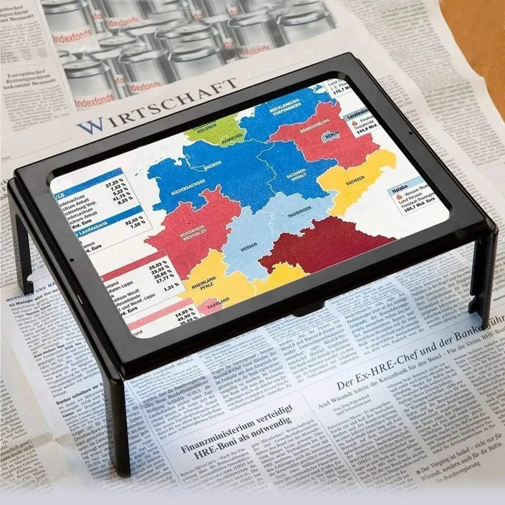 Loupe de Lecture Pliable avec Éclairage LED 3x pour Personne Âgée 5