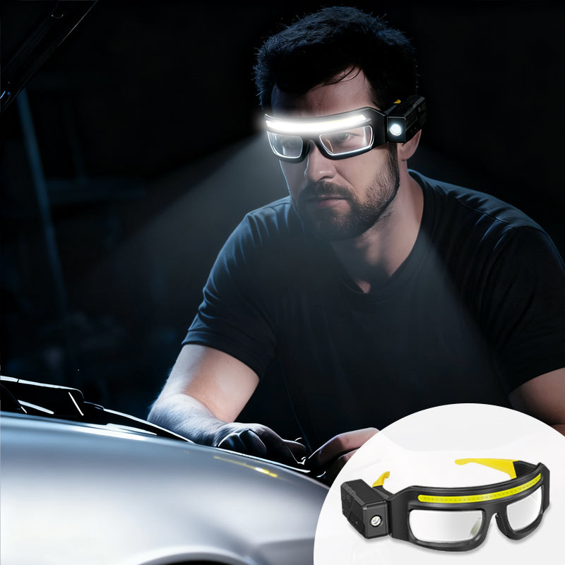 Lunettes LED Intégrées Pour Hommes et Femmes Avec Éclairage Précis 2