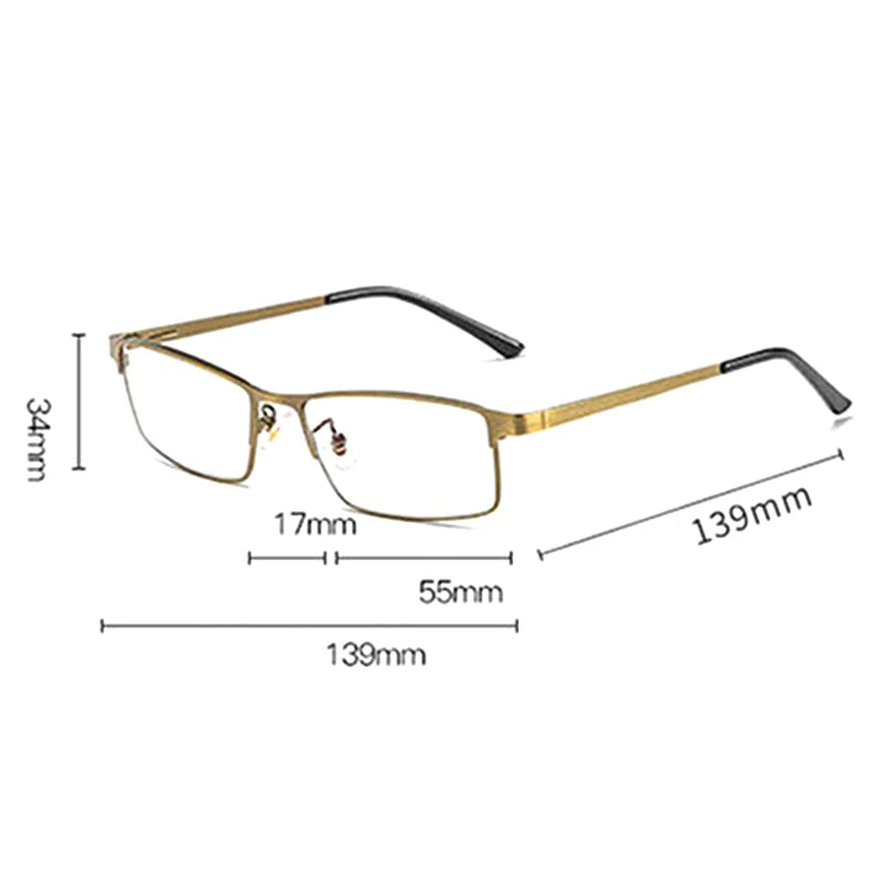 Lunettes de Lecture Multifocales Carrées pour Hommes et Femmes 2