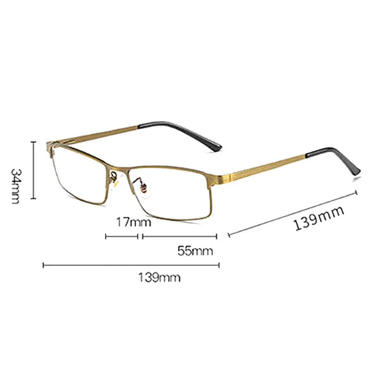 Lunettes de Lecture Multifocales Carrées pour Hommes et Femmes 2