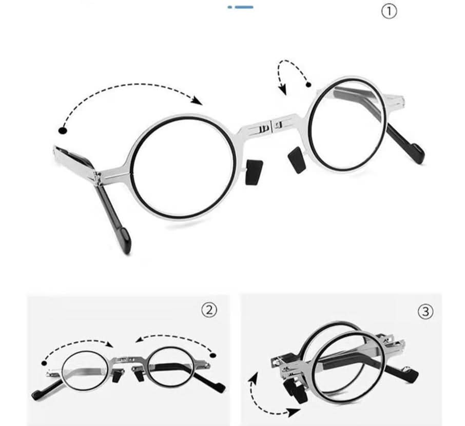 Lunettes de Lecture Pliables Unisexe Ultralégères avec Étui Compact 5