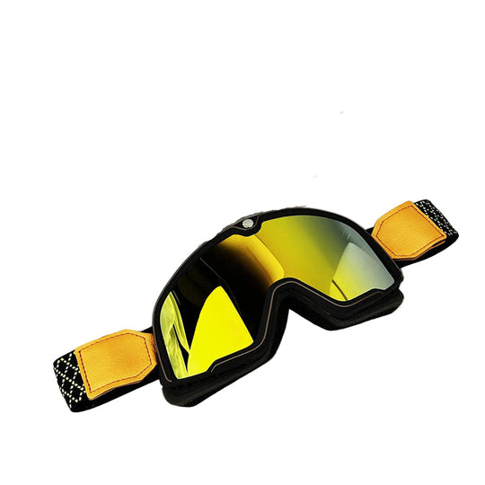 Lunettes de Moto Rétro pour Hommes Style Vintage 0