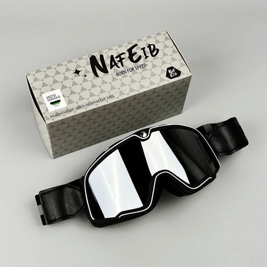 Lunettes de Moto Rétro pour Hommes Style Vintage 12