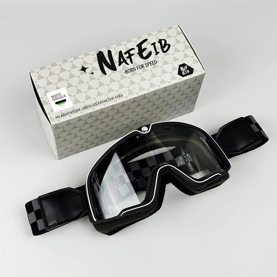 Lunettes de Moto Rétro pour Hommes Style Vintage 14