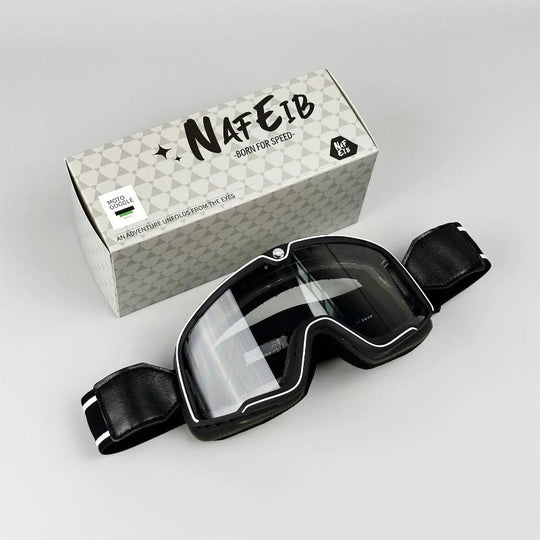 Lunettes de Moto Rétro pour Hommes Style Vintage 6