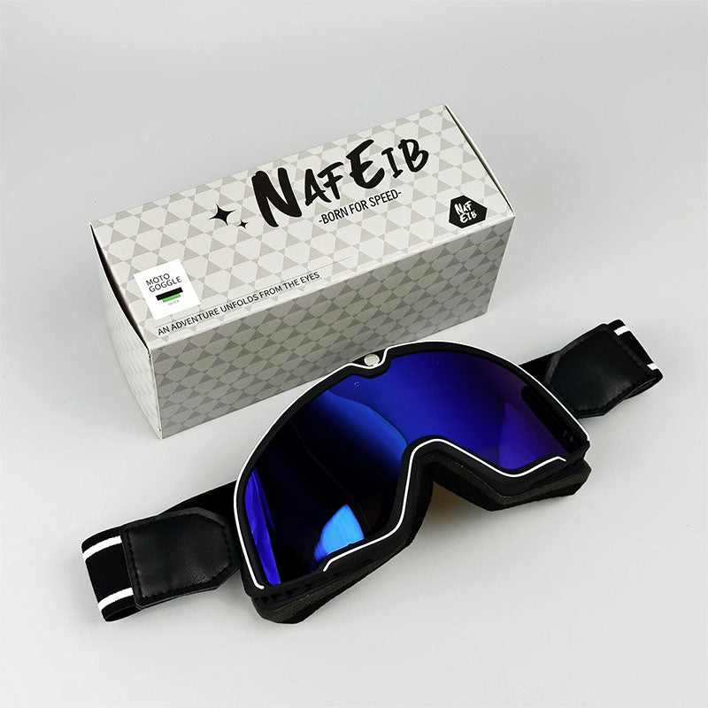 Lunettes de Moto Rétro pour Hommes Style Vintage 7