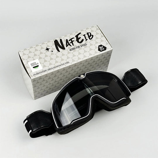 Lunettes de Moto Rétro pour Hommes Style Vintage 8
