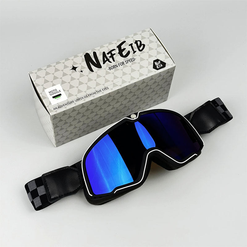 Lunettes de Moto Rétro pour Hommes Style Vintage 9