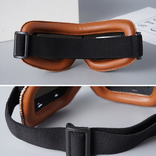 Lunettes de Moto Vintage Style Pilote 1