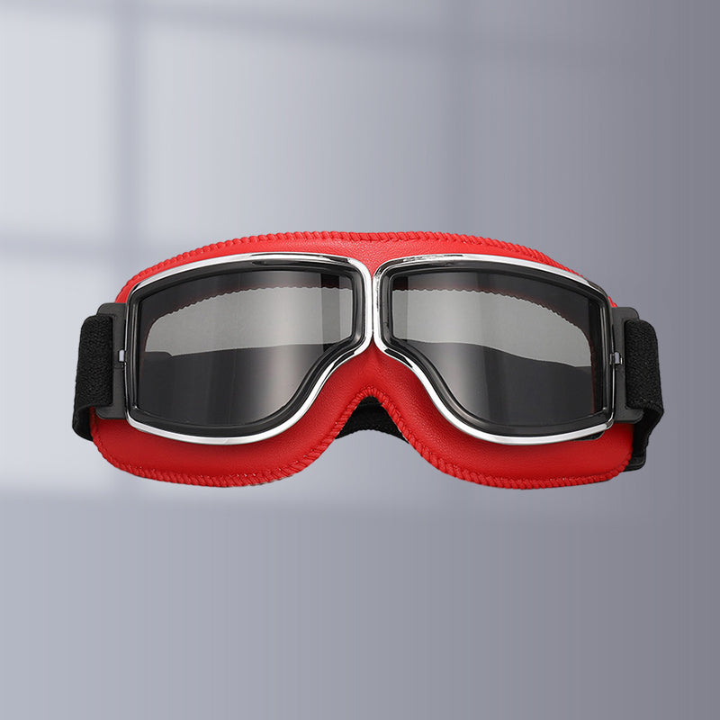 Lunettes de Moto Vintage Style Pilote 10