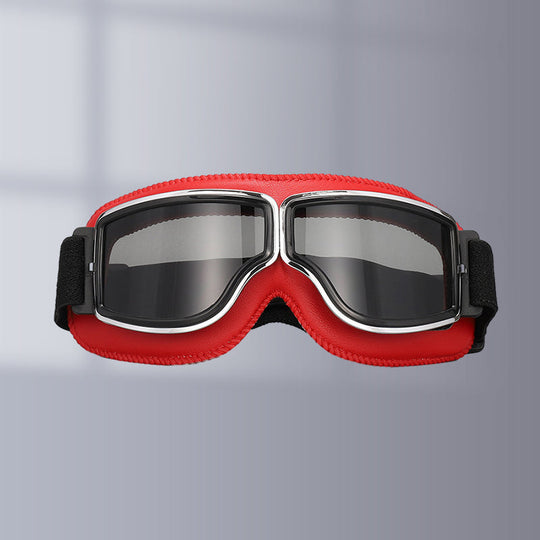 Lunettes de Moto Vintage Style Pilote 10