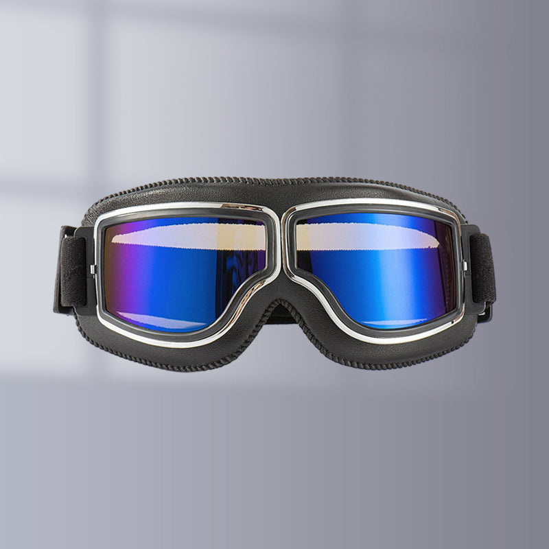 Lunettes de Moto Vintage Style Pilote 15