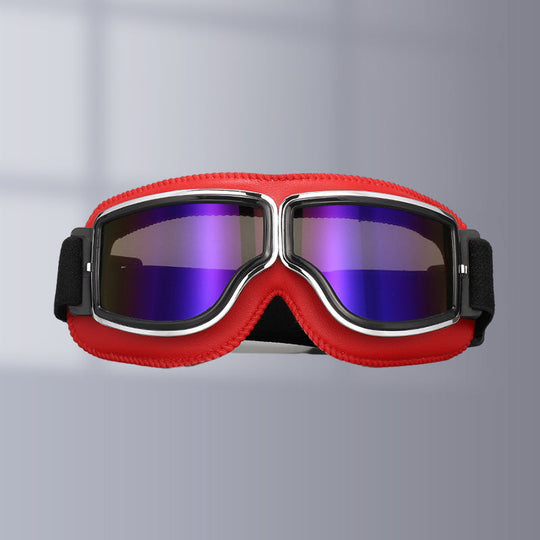 Lunettes de Moto Vintage Style Pilote 16