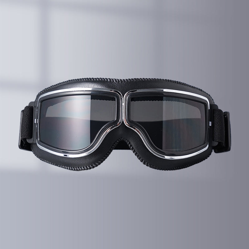 Lunettes de Moto Vintage Style Pilote 18