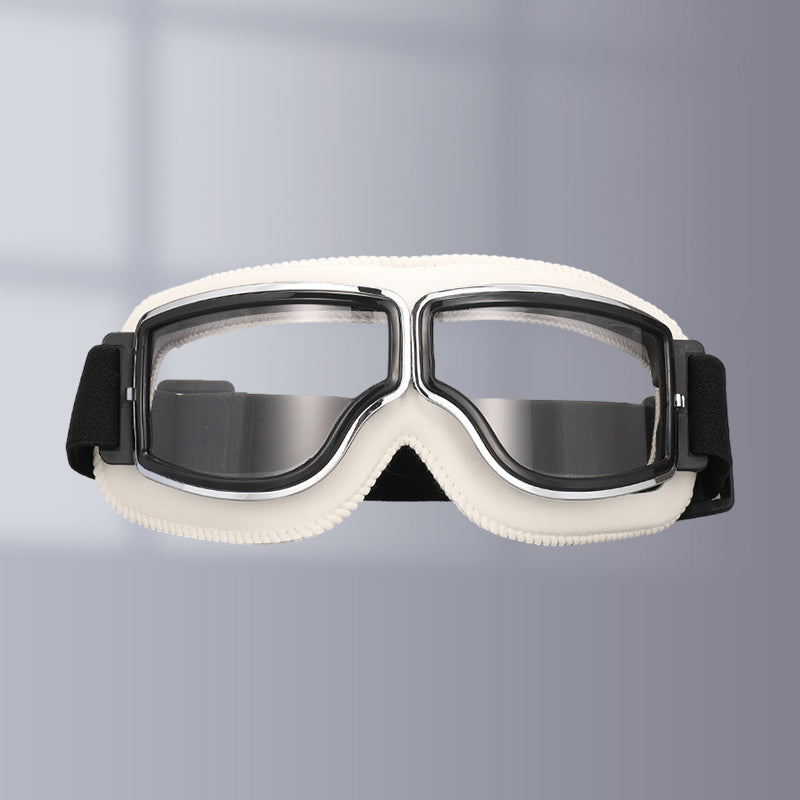 Lunettes de Moto Vintage Style Pilote 19