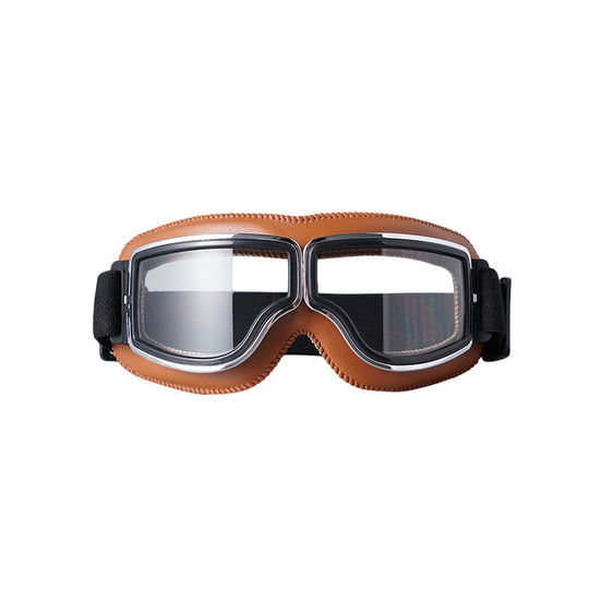 Lunettes de Moto Vintage Style Pilote 8