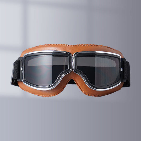 Lunettes de Moto Vintage Style Pilote 9