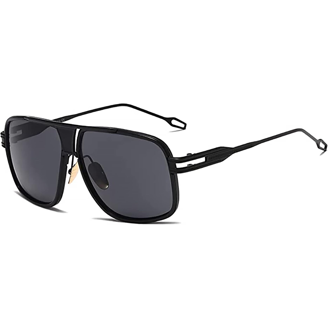 Lunettes de Soleil Aviateur Homme Style Classique avec Protection UV 1