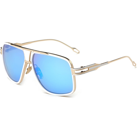Lunettes de Soleil Aviateur Homme Style Classique avec Protection UV 7
