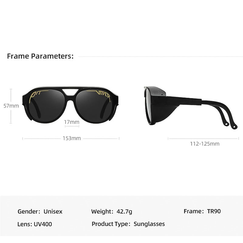 Lunettes de Soleil Coupe-Vent pour Motocyclistes Design Moderne 2