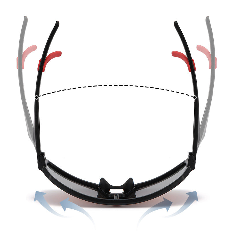 Lunettes de Soleil Homme Bouclier Sportif avec Verres Polarisés 2