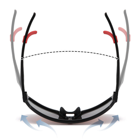 Lunettes de Soleil Homme Bouclier Sportif avec Verres Polarisés 2