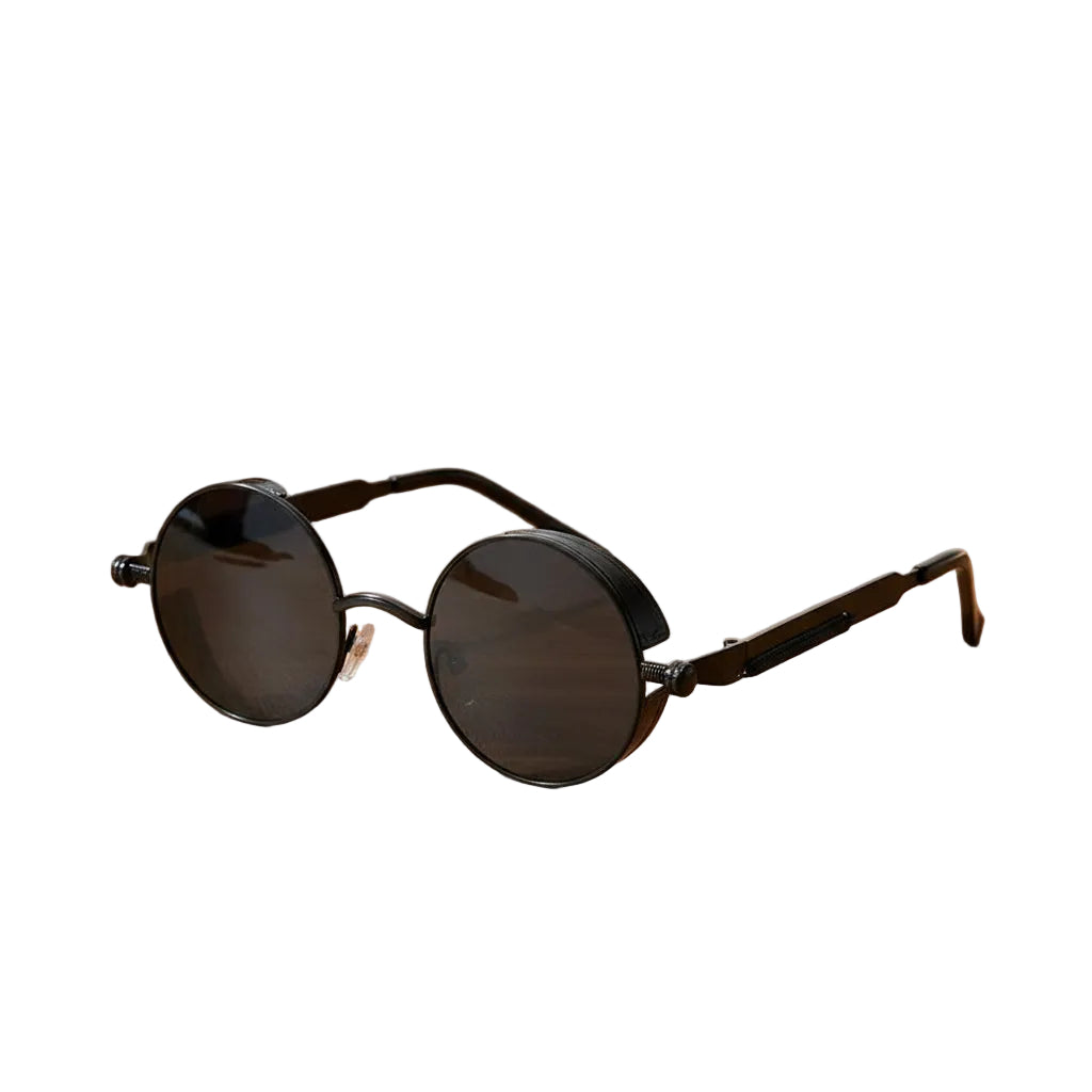 Lunettes de Soleil Rondes Vintage Homme Femme Style Intemporel 0