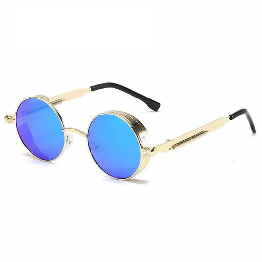 Lunettes de Soleil Rondes Vintage Homme Femme Style Intemporel 4