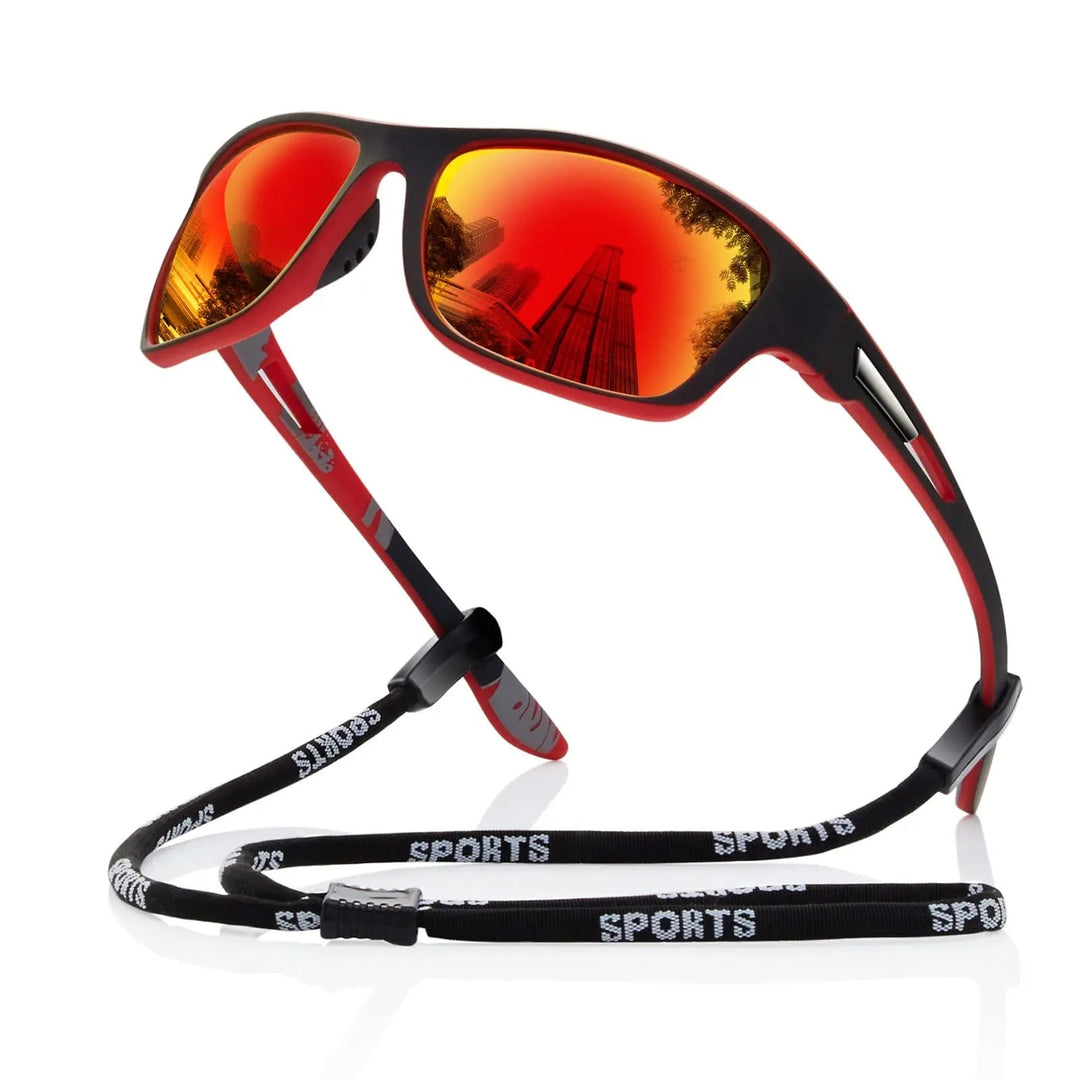 Lunettes de Soleil Sportives Polarisées Pour Homme et Femme Monture Légère 0