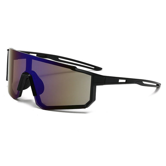 Lunettes de Soleil Unisexes Sportives Surdimensionnées avec Verres Polarisés 0