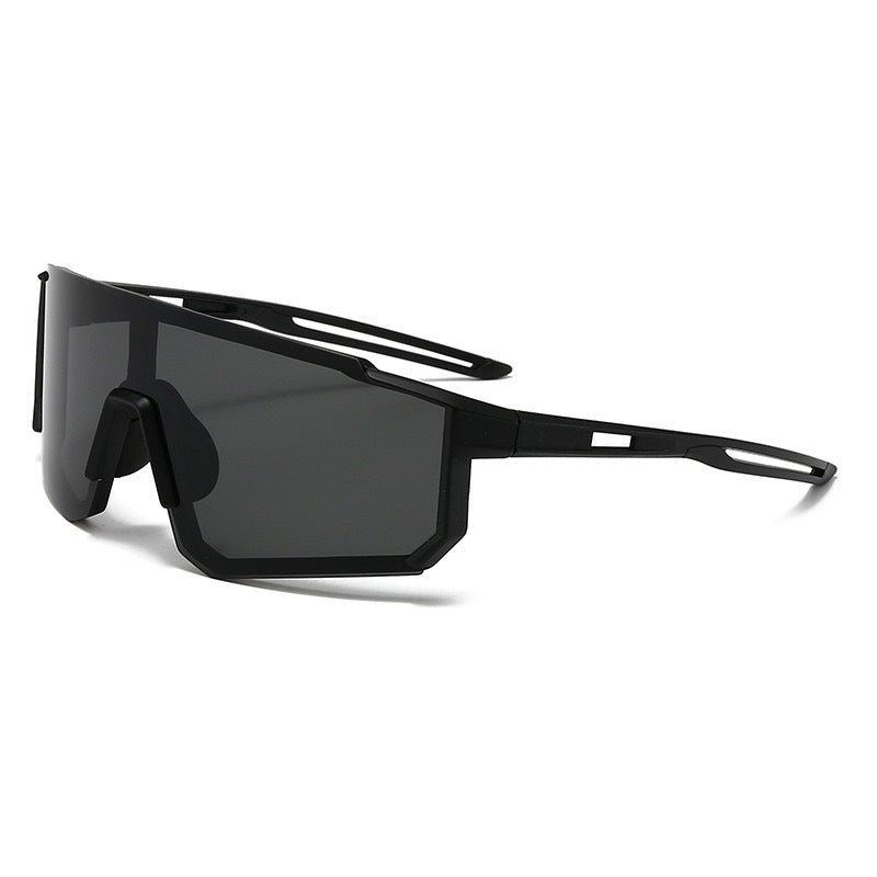 Lunettes de Soleil Unisexes Sportives Surdimensionnées avec Verres Polarisés 2