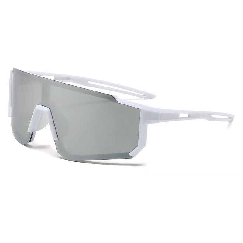 Lunettes de Soleil Unisexes Sportives Surdimensionnées avec Verres Polarisés 5