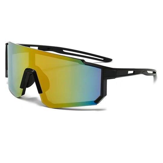 Lunettes de Soleil Unisexes Sportives Surdimensionnées avec Verres Polarisés 6