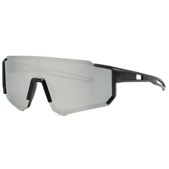 Lunettes de Soleil Unisexes Sportives Surdimensionnées avec Verres Polarisés 7
