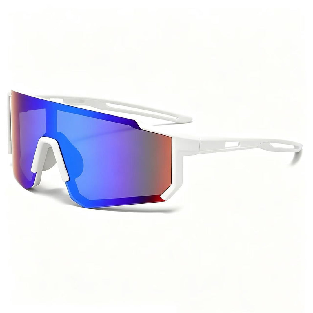 Lunettes de Soleil Unisexes Sportives Surdimensionnées avec Verres Polarisés 8