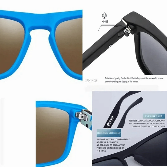 Lunettes de soleil Polarisées Unisexes pour Activités Extérieures 9