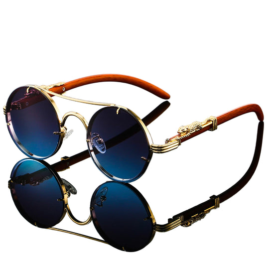 Lunettes de soleil rétro ovales pour un style moderne 0